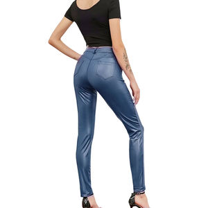 Monos de cuero de alta calidad de tendencia 2025 para mujer, tela de satén personalizada, el mejor diseño, trajes de otoño - Product Image 2