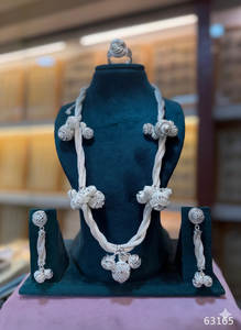 Ensemble de collier de créateur en spirale de paon avec finition dorée de luxe, avec pendentif statement et boucles d'oreilles assorties 63113 - Product Image 5