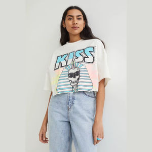 Nueva Camiseta de Algodón Puro de 200g, Corte Regular, Gruesa, Ecológica, Transpirable, de Secado Rápido, Estilo Hip Hop, Corta y Ancha para Hombre - Product Image 1