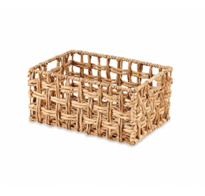 Ensemble de paniers en osier jacinthe d'eau mélange jonc de mer paniers de décoration de cuisine à la maison - Product Image 1