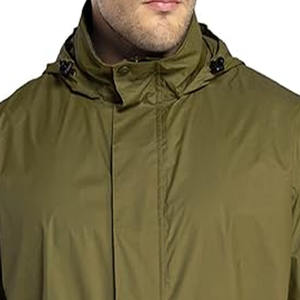 Veste de pluie en nylon personnalisée pour hommes, veste de pluie pour la saison d'hiver avec logo personnalisé téléchargé par Dress Sports vente en gros - Product Image 2