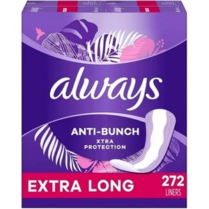 Always Thin No Feel Protection, Toallas Sanitarias Diarias de Absorbencia Regular Sin Perfume, 72 Unidades - Product Image 3