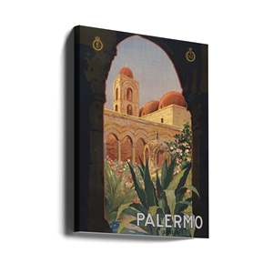 Cuadro Decorativo de Papel con Diseño de Palermo (Sicilia) que Resalta la Belleza de Sicilia - Product Image 4