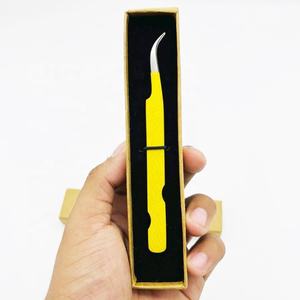 Pinzas Profesionales de Acero Inoxidable Sólido de Primera Calidad para Extensión de Pestañas, Hechas a Mano, con Punta Puntiaguda, para Cuidado Personal - Product Image 4