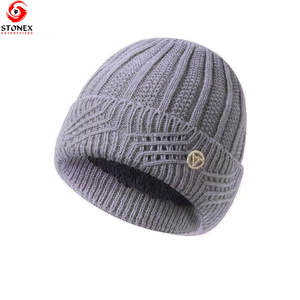 Gorro de Invierno de Felpa para Hombre, Diseño OEM de la Mejor Calidad, Logotipo y Color Personalizados, 100% Acrílico, Gorro Cálido para Playa y Viajes - Product Image 5