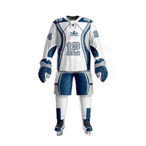 Uniforme de hockey sobre hielo 100% poliéster ligero de alta calidad de diseño personalizado, ecológico y transpirable, conjuntos Premium para hombres y adultos - Product Image 3