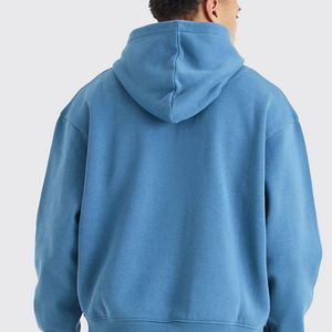 Ensemble de survêtement pour homme, sweat-shirt à capuche, bloc de couleur, tricoté, hipster, 100% coton, molleton, pull-over, ensemble de jogging, vêtements de plein air universels - Product Image 6