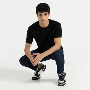 Camiseta extragrande de algodón 100% de alta calidad con logotipo bordado personalizado para hombre Diseño unisex de secado rápido - Product Image 6