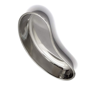 Bandeja de instrumentos de laboratorio médico dental hecha a medida, bandeja de riñón de instrumentos huecos de acero inoxidable alemán de la mejor calidad OEM - Product Image 2