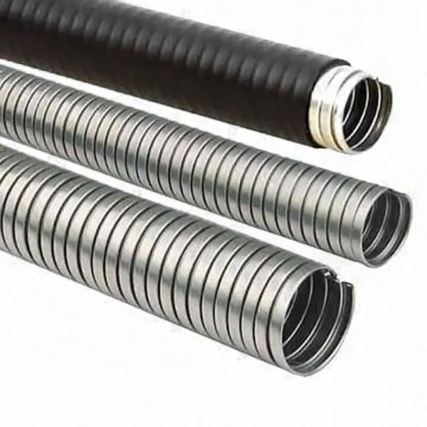 Perlindungan Kawat Kabel Kualitas Tinggi Saluran Metalik Fleksibel dengan Lapisan PVC Warna Sesuai Pesanan