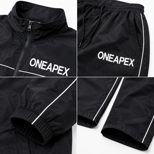 <b>Black</b> Tracksuit Set <b>Windbreaker</b> Jacket and Pants Matching Sportswear Two Piece Training Outfit Wholesale - Product Image 6