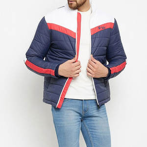 Veste matelassée noire personnalisée de haute qualité North pour hommes chaleur hivernale avec logo avant pour adultes - Product Image 5