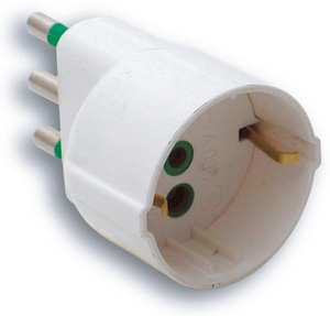 Adaptateur simple 2p+t Prise 16a/ Prise Schuko - Product Image 1