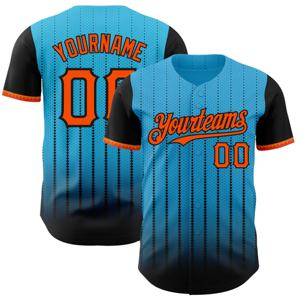Maillot de baseball personnalisé tendance avec logo, 100% polyester, séchage rapide, respirant, antibactérien, anti-UV, ensembles pour adultes, tailles plus grandes - Product Image 1