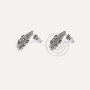 Pendientes Colgantes de Cadena de Acero Inoxidable YFB E212 P, Diseño de Borlas con Múltiples Gotas, Joyería de Moda - Product Image 2