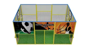 Hoge Kwaliteit Aanpasbare Duurzaam Voor Kinderen Training Commerciële Voetbal En Basketbal Arena Door Maxplay