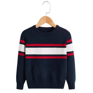 Kids <b>Sweaters</b> Cardigan OEM Manufacturer Cotton Knitwear Eco-Friendly Anti-Pilling Front Pocket Warm Pullover for Winter Fashion - Product Image 3
