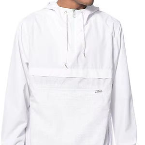 Veste anorak d'hiver en nylon personnalisée pour femmes col montant à capuche avec fermeture éclair légère Logo personnalisé - Product Image 1