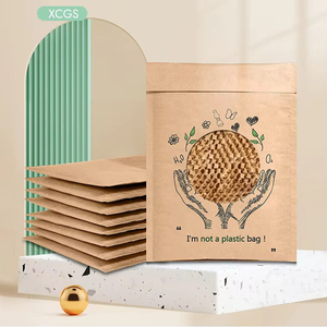 Sinh thái thân thiện bong bóng bưu phẩm Pouch chuyển phát nhanh bưu kiện Bưu Chính phong bì vận chuyển túi nâu kraft độn bưu phẩm với logo - Product Image 3