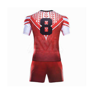 Conjuntos de Uniformes de Rugby para Hombre de Talla Grande, Transpirables, Personalizables, de Secado Rápido, 100% Poliéster, al por Mayor y Sostenibles - Product Image 3