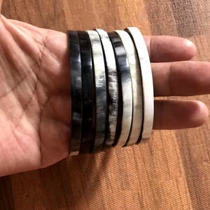 ผู้ผลิตเครื่องประดับธรรมชาติกำไลเขาควายทำมือ - Product Image 1