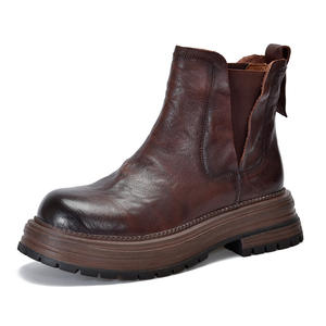 รองเท้าบูทส้นหนาสำหรับผู้หญิง แบบหุ้มเข่า พื้นรองเท้าหนา ลุคแฟชั่นฤดูหนาว - Product Image 5