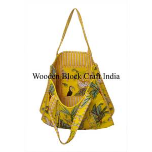 Sac fourre-tout en gros, grand format, réversible, en coton, pour femmes, sac à bandoulière bohème, sac de plage, sac de shopping durable, écologique - Product Image 5