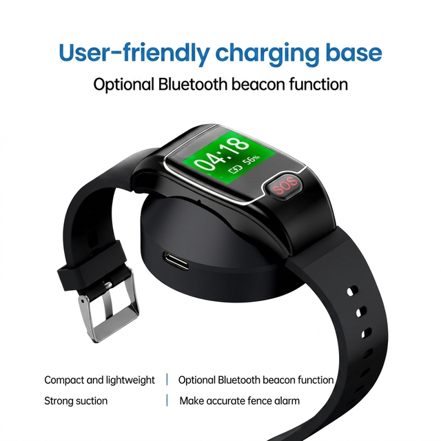 Elderly Care Smart Bracelet Health Monitoring with Heart Rate SPO2 4G LTE BLE GPS Tracking L58 Pro Elderly Smartwatch