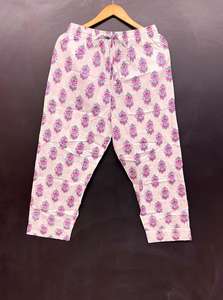 Nouveaux ensembles de pyjama en coton 100% léger à imprimé floral, taille élastique, col en V, longueur totale, pour l'automne et l'été |   Vêtements de nuit respirants et frais - Product Image 5