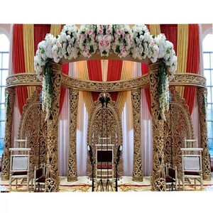 Mandap Mandap ชุดแต่งงาน Mandap,ทำจากไฟเบอร์สำหรับงานแต่งงาน - Product Image 1