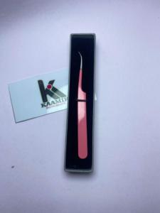 Top Quality Hot Selling Professional Anti-Static Fiber Tip <b>Strong</b> Curved Eyelash Extension Tweezers Set With <b>Box</b> - Product Image 3