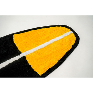 พรมเช็ดเท้าดีไซน์ใหม่กันลื่น ผลิตจากผ้าฝ้าย 100% ทำมือ สไตล์โมเดิร์น สำหรับใช้ในบ้านและโรงแรม ขนาดสั่งทำได้ ซักล้างได้ ทนทาน ใช้ได้สองด้าน - Product Image 3