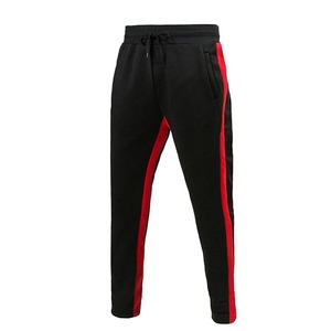 Pantalones de chándal de cintura alta de lona elásticos y cómodos para hombre, pantalones de uso diario con cintura elástica y bolsillos con cremallera, talla XL - Product Image 3