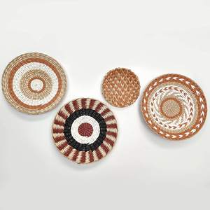 Decoración de Pared Boho para Sala de Estar, Artesanía de Lujo Tejida con Jacinto de Agua, Exhibición Colgante, Precio al por Mayor - Product Image 2