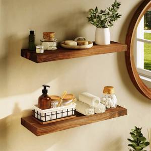 Soportes y Estantes de Almacenamiento Hechos a Mano, Compre un Juego de Estantes Metálicos para Montar en la Pared con Diseño de Arte Tallado - Product Image 2