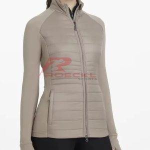 Veste d'équitation pour femmes en gros matériau polyvalent doux au toucher contrôle de l'humidité coupe coutures durables élégant équestre - Product Image 1