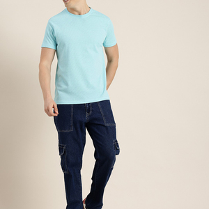 Camiseta al por mayor de muestra gratuita de impresión personalizada para hombre, Camiseta de cuello redondo suave con etiqueta privada, Camiseta de algodón con logotipo personalizado para hombre - Product Image 1