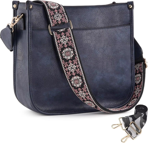 Bolsos de Hombro Cruzados de Cuero Genuino Ecológico para Hombre, Ligeros, con Decoración de Cadenas y Cierre de Cremallera, 20-35L - Product Image 5