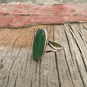 แหวนเงินทำด้วยมือสไตล์ Boho เครื่องประดับแหวนเงิน925พลอยโอนิกซ์สีเขียวเงินสเตอร์ลิงเครื่องประดับยอดนิยมสำหรับผู้หญิงของขวัญสำหรับผู้หญิงสำหรับเธอ - Product Image 4