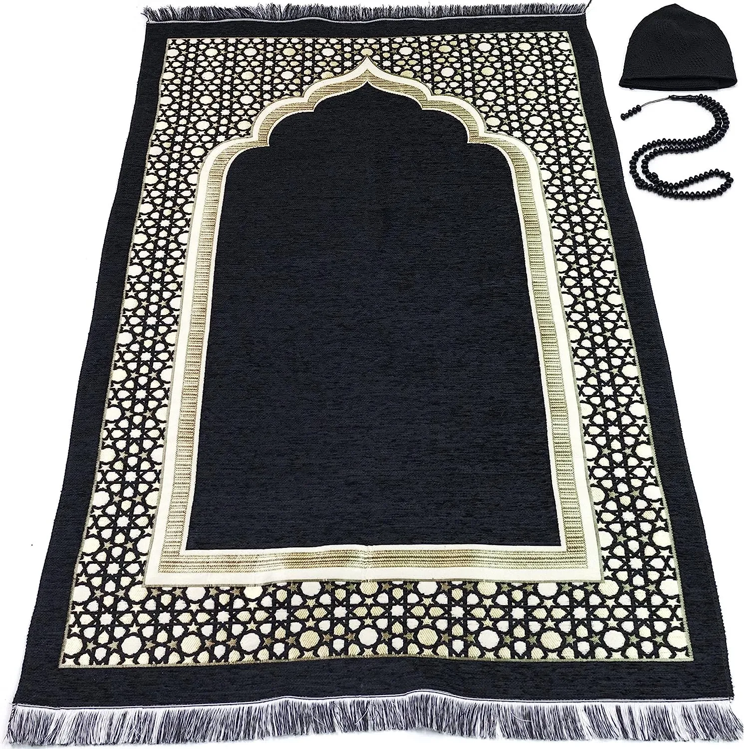 Worship prayer Mat Hot New Washable Thick Soft Customized Prayer Mats Muslim Custom Turkish prayer mats solid color pattern