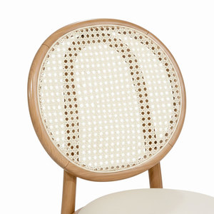 เก้าอี้ทรงพระจันทร์ Thonet GCF212 สำหรับร้านอาหาร โครงไม้แอช พนักพิงตาข่าย - Product Image 3