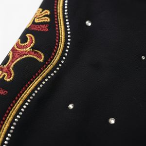 Pantalones Cortos Deportivos para Hombre, de Poliéster/Algodón, con Cierre de Cordón, Resistentes al Viento, Bordado con Pedrería, Estilo Urbano, Corte Cuadrado, Casuales, para Gimnasio - Product Image 4