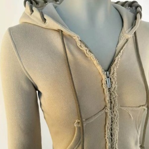 Sweat à capuche zippé rose personnalisé pour femmes, survêtements d'entraînement, ensembles de joggers, ensemble de pantalons deux pièces pour femmes, ensemble de survêtements pour femmes - Product Image 2