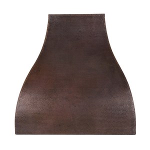 Hotte murale en cuivre pur, design attrayant, finition antique, faite à la main et personnalisée, pour cuisine de ferme traditionnelle - Product Image 4