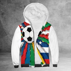 Vibrant Multi-Flag Soccer Ball Hoodie <b>Spirit</b> of Soccer Celebrate Global Passion for Promotional Hoodies & Sweatshirts - Product Image 1