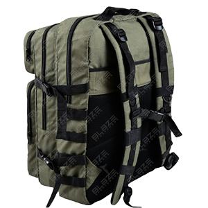 Durable Lightweight Tactical Unisex Gym Backpack 600D <b>PVC</b> Coated Cardura Customizable Multi-Compartment Waterproof Metal Belts - Product Image 1