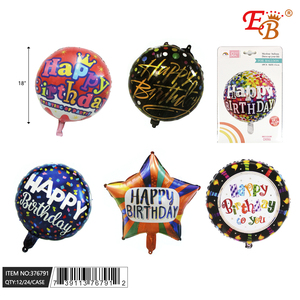 18 \ "Feliz cumpleaños Set 24PCS/Globos de fiesta CS para ocasiones como el Día de la madre Graduación Año Nuevo chino Eventos Back School - Product Image 1