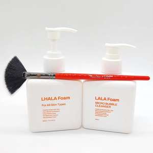 LHALA belleza orgánica espuma limpiadora hidratante blanqueamiento lavado de cara <span class=keywords><strong>Micro</strong></span> oxígeno O2 burbujas <span class=keywords><strong>Gel</strong></span> limpieza profunda antiarrugas Facial - Product Image 2