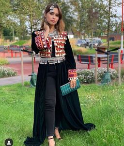 Robe Kuchi Afghane Brodée Noire Filles Belle Robe Kuchi Ethnique Pour La Fête Et Les Occasions Spéciales - Product Image 2