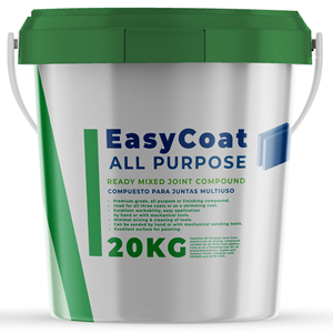 EasyCoat 20kg Compuesto para Juntas Multiusos, Compuesto para Juntas Premezclado, Aplicaciones en Paneles de Yeso y para Alisado - Product Image 1
